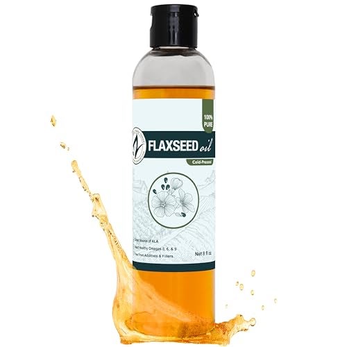 Zatural Cold Pressed Flaxseed Oil 100 Pure NonGMO Liquid Flax Seed Oil Vegan Omega3 ALA Rich Perfect for Salads Smoothies Baking Skincare Hair 8 fl oz Bottle - Image 2