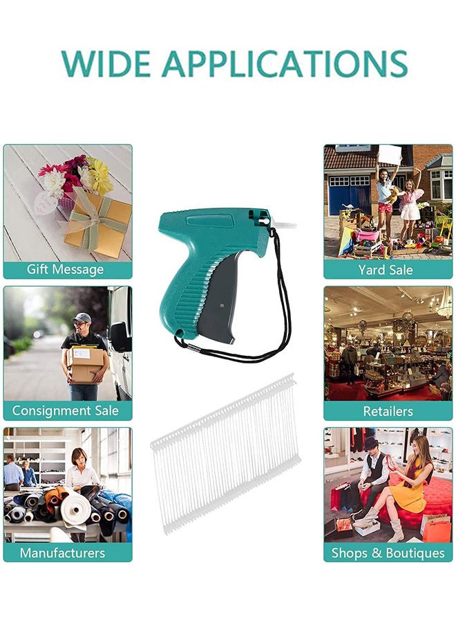 VINSOC Tagging Machine for Clothing, Standard Retail Price Tag Attacher Kit for Clothes Labeler with 6 Needles & 2000pcs Barbs Fasteners for Store Warehouse Consignment Garage Yard Sale - Image 3