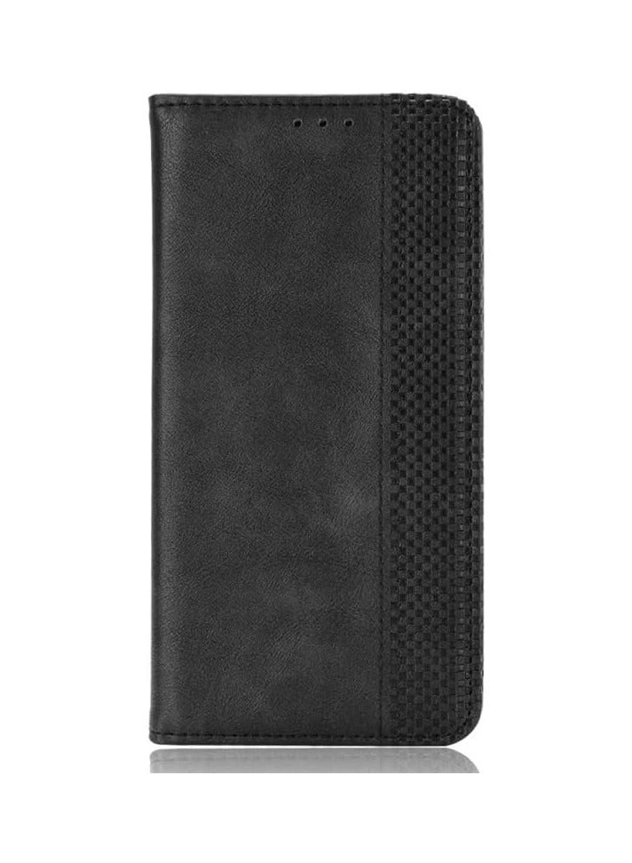 general Case Compatible with Infinix Note 40X 5G 2024, Flip Folio Cover with Card Slots and Cash Compartment, Shockproof TPU Interior Magnetic Closure Stand Function Case - Image 4