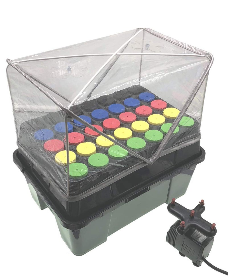 HORTIPOTS Clone Machine Spray Manifold Replacement with Extra 6 x 360 Degree Spray Nozzles for Cloning Machine 24 Site and 35 Site or DIY Aeroponic Cloners - Image 4