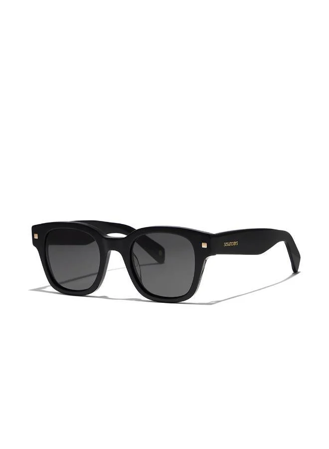 30Sundays Canyon,Women Sunglasses, Square Sunglasses, UV Protection: UV400 (Black,Grey)