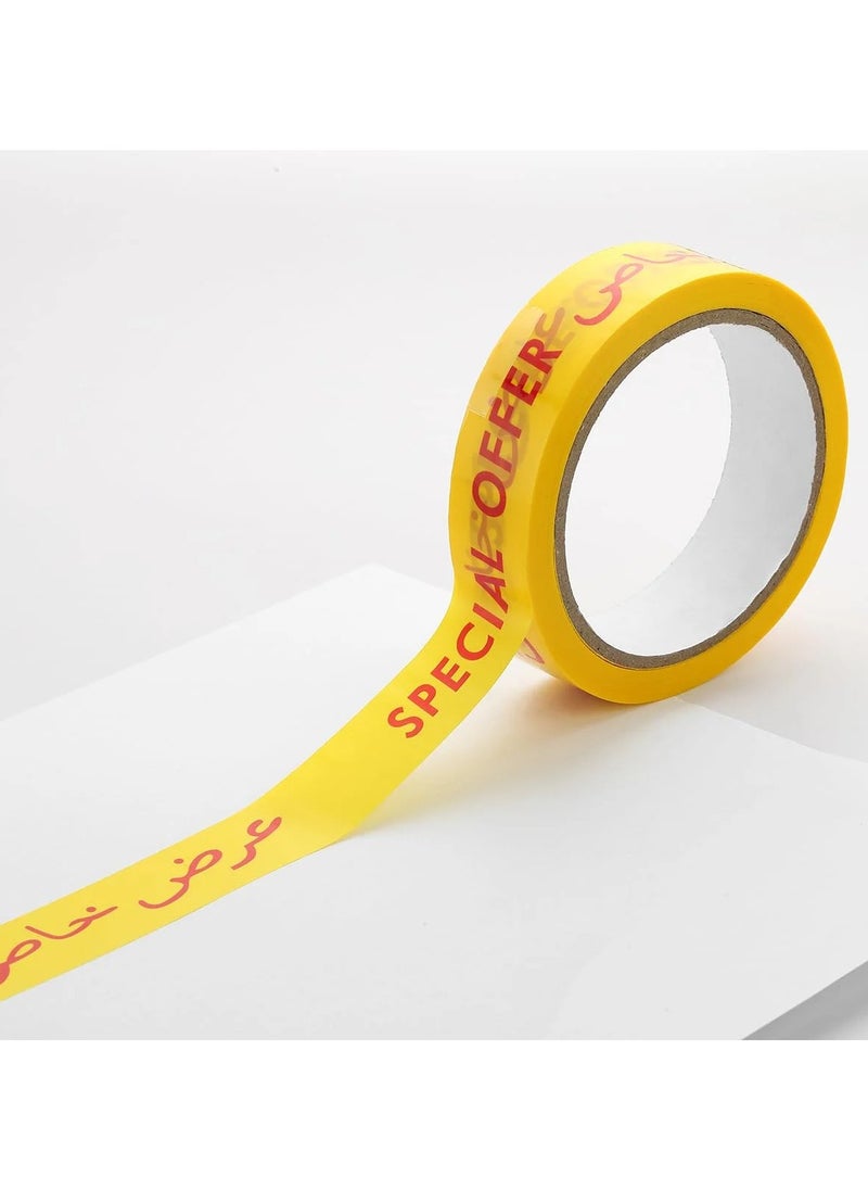 MARKQ Special Offer Tape for Retail Stores 1” x 45 yards Adhesive printed Promotional tape for Supermarkets, Grocery Store, Sign for Sales, Bargains  - Image 1