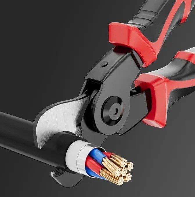 NISHIV 5In1 Multifunctional Wire Stripper Combination Interchangeable Pliers Adjustable Cable Cutter for Precision Work Durable Stainless Steel Electricians Scissor with Storage CasePack Of 1 - Image 5
