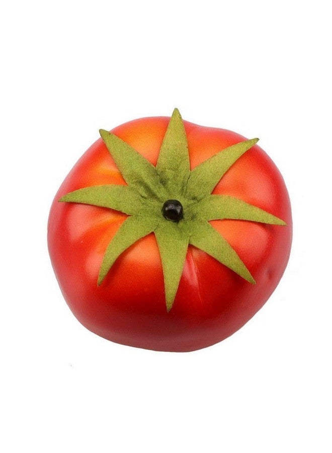 جريسورث 6 قطع من Gresorth محاكاة واقعية للطماطم والفواكه والخضروات المزيفة لتزيين المنزل والحفلات والمطبخ ولعبة الطعام - Image 4