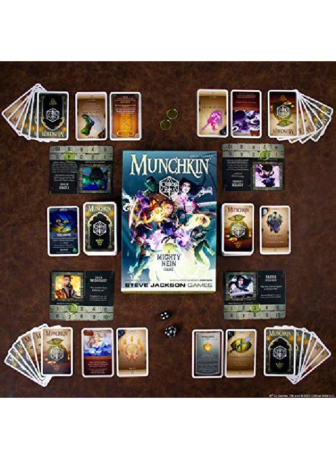 USAopoly Munchkin Critical Role Card Game ; Munchkin Game Featuring Critical Role Mighty Nein Campaign ; Officially Licensed Critical Role Card Game ; Familiar Members Characters & Guests - Image 2