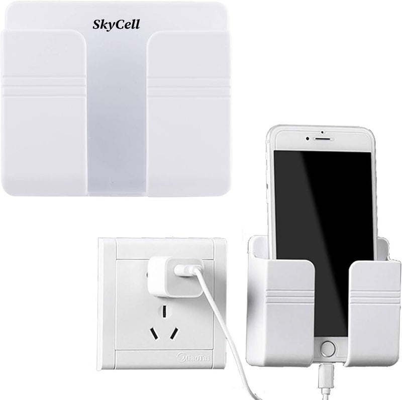 SKYCELL Mobile Holder for Wall Mount Mobile Holder White Pack of 1 - Image 1