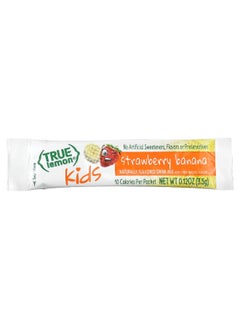 True Citrus True Citrus, True Lemon, Kids Drink Mix, Strawberry Banana, 10 Packets, 0.12 oz (3.5 g) Each  - Image 3