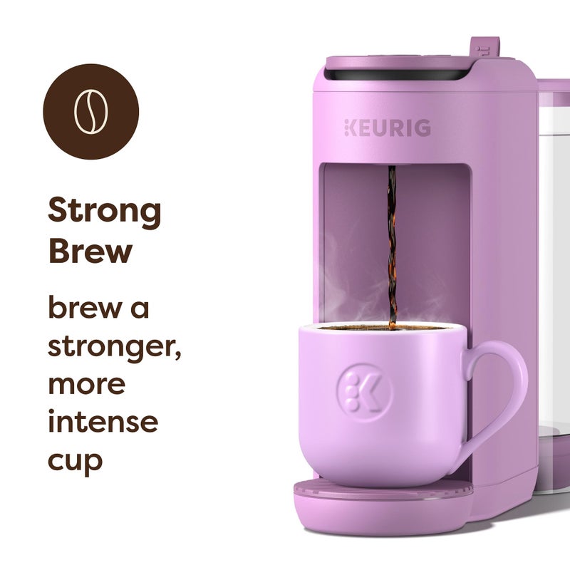 Keurig K-Mini Mate Plus Single-Serve K-Cup Pod Coffee Maker, Compact, 3 Cup Sizes, Brew Over Ice and Strong Button Features, 50 oz Removable Reservoir, Wild Orchid - Image 4