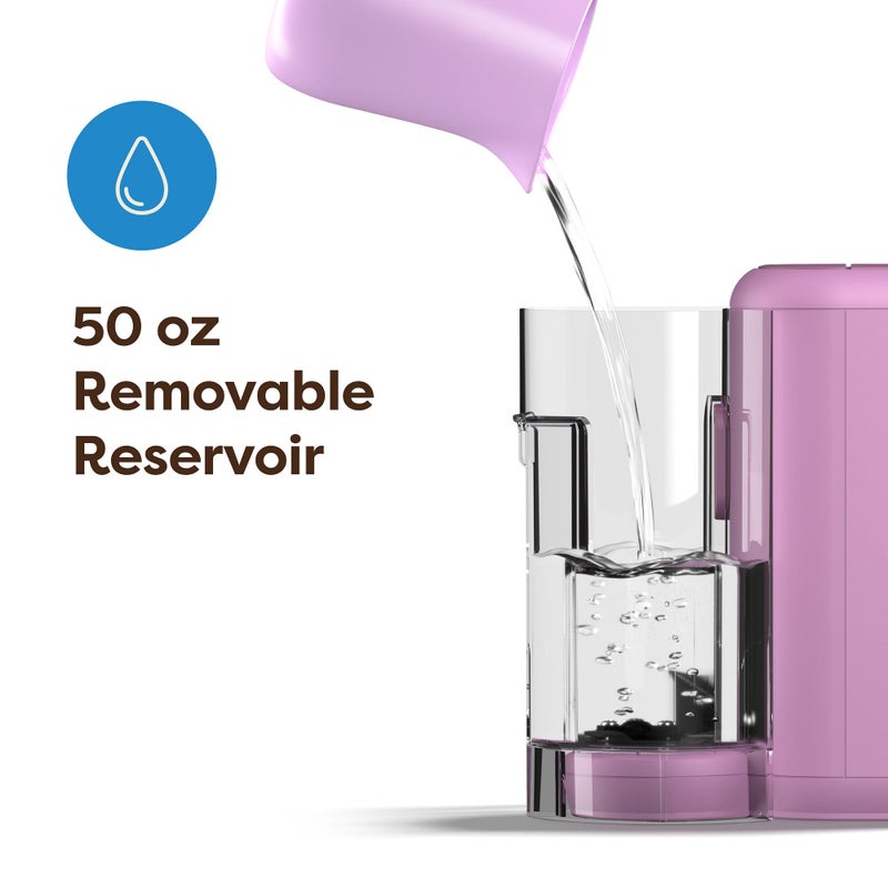 Keurig K-Mini Mate Plus Single-Serve K-Cup Pod Coffee Maker, Compact, 3 Cup Sizes, Brew Over Ice and Strong Button Features, 50 oz Removable Reservoir, Wild Orchid - Image 5