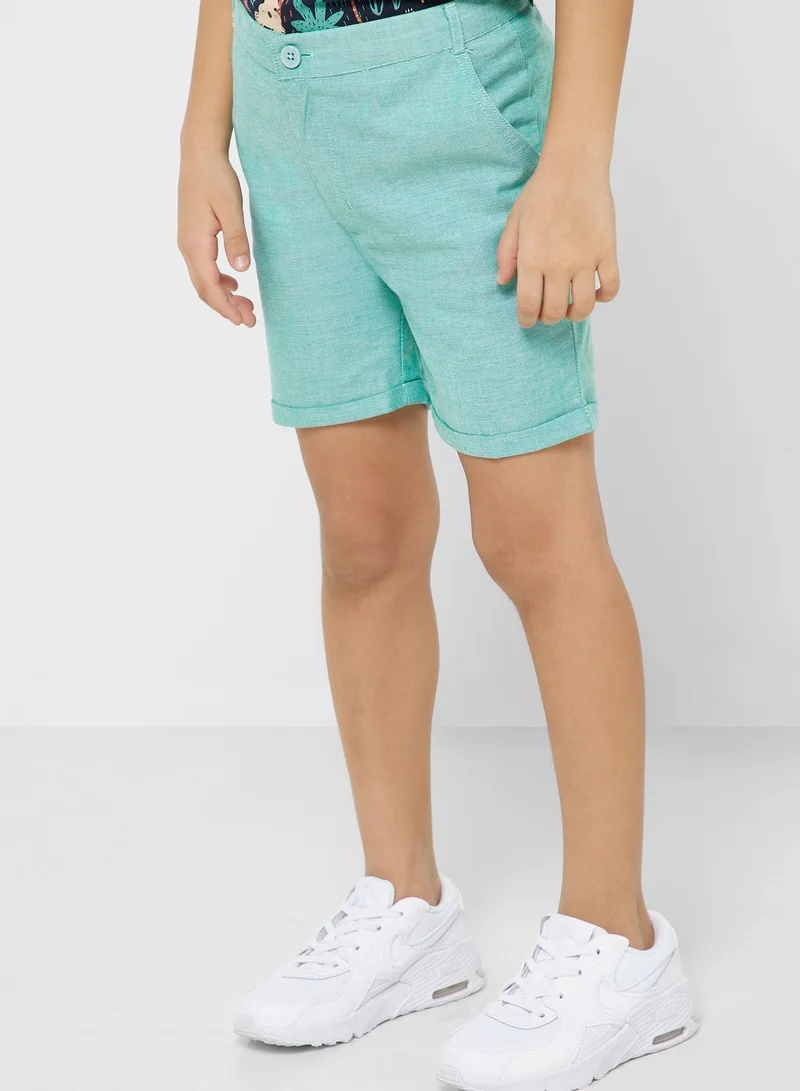 Pinata Boys Light Green Chino Shorts