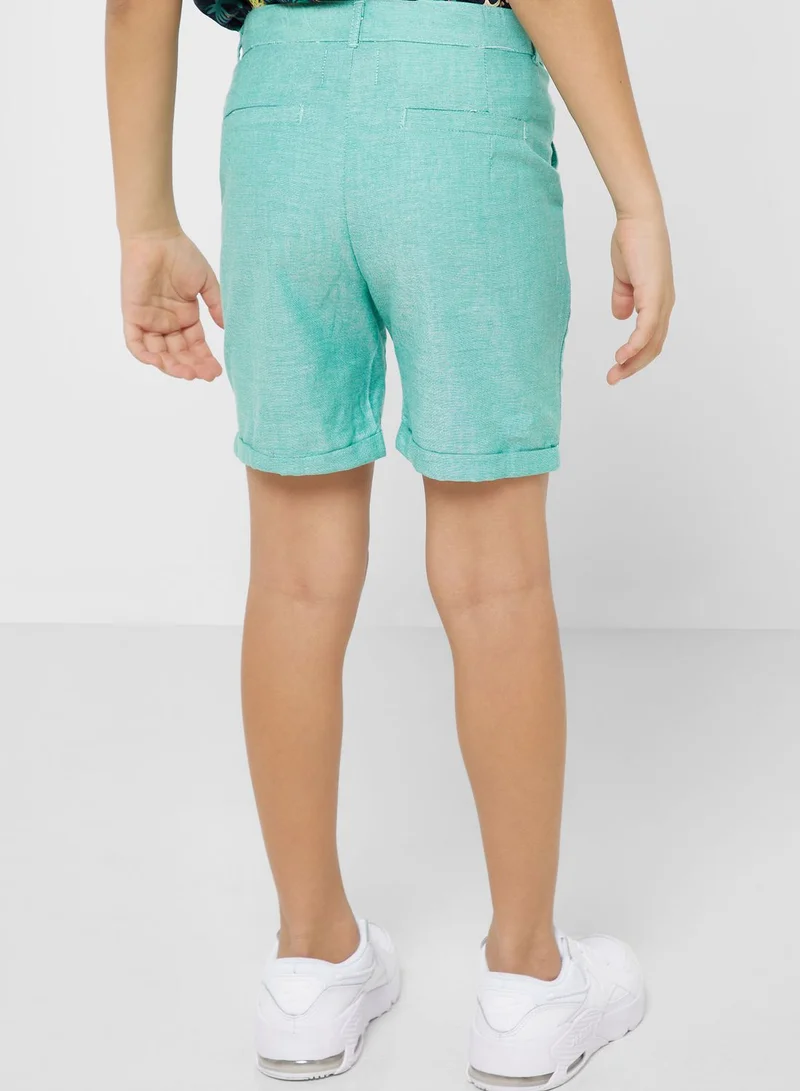 Pinata Boys Light Green Chino Shorts