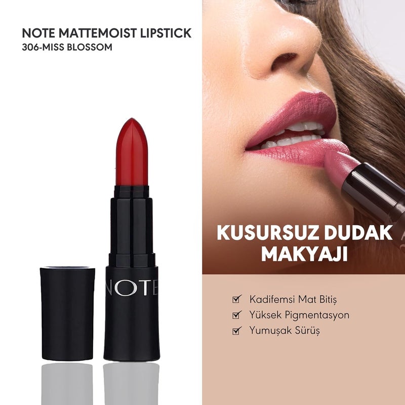 Note Cosmetique Lipstick Kiss Blossom Matte - Image 2