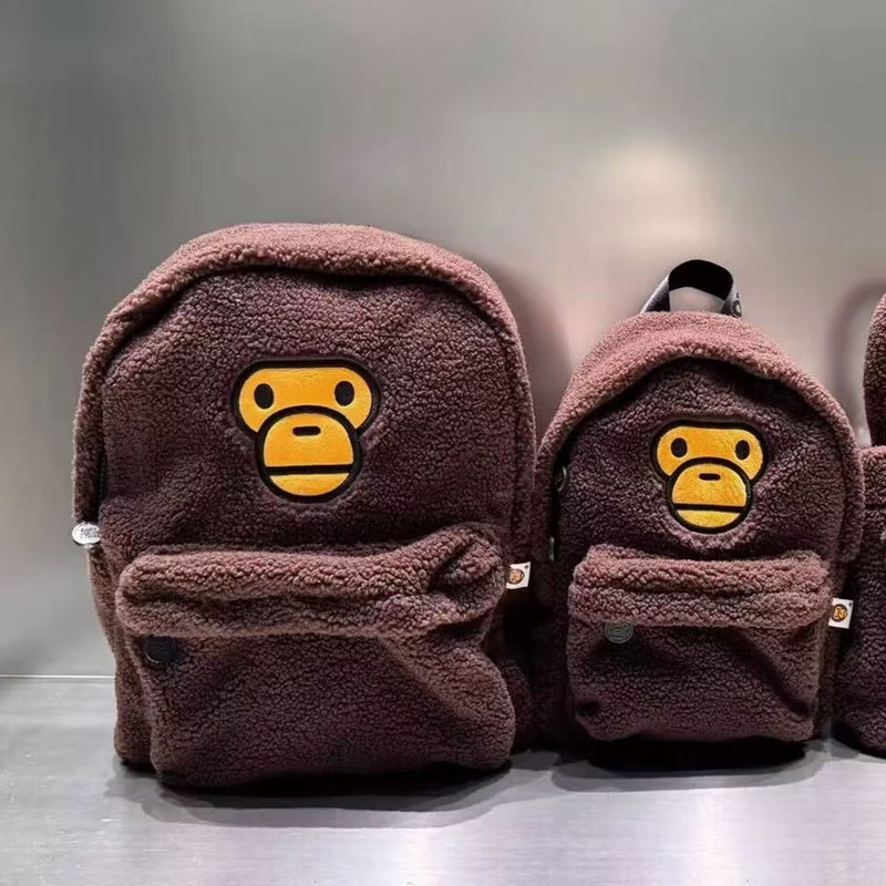 Cartoon Monkey Plush Student Backpack - Image 5