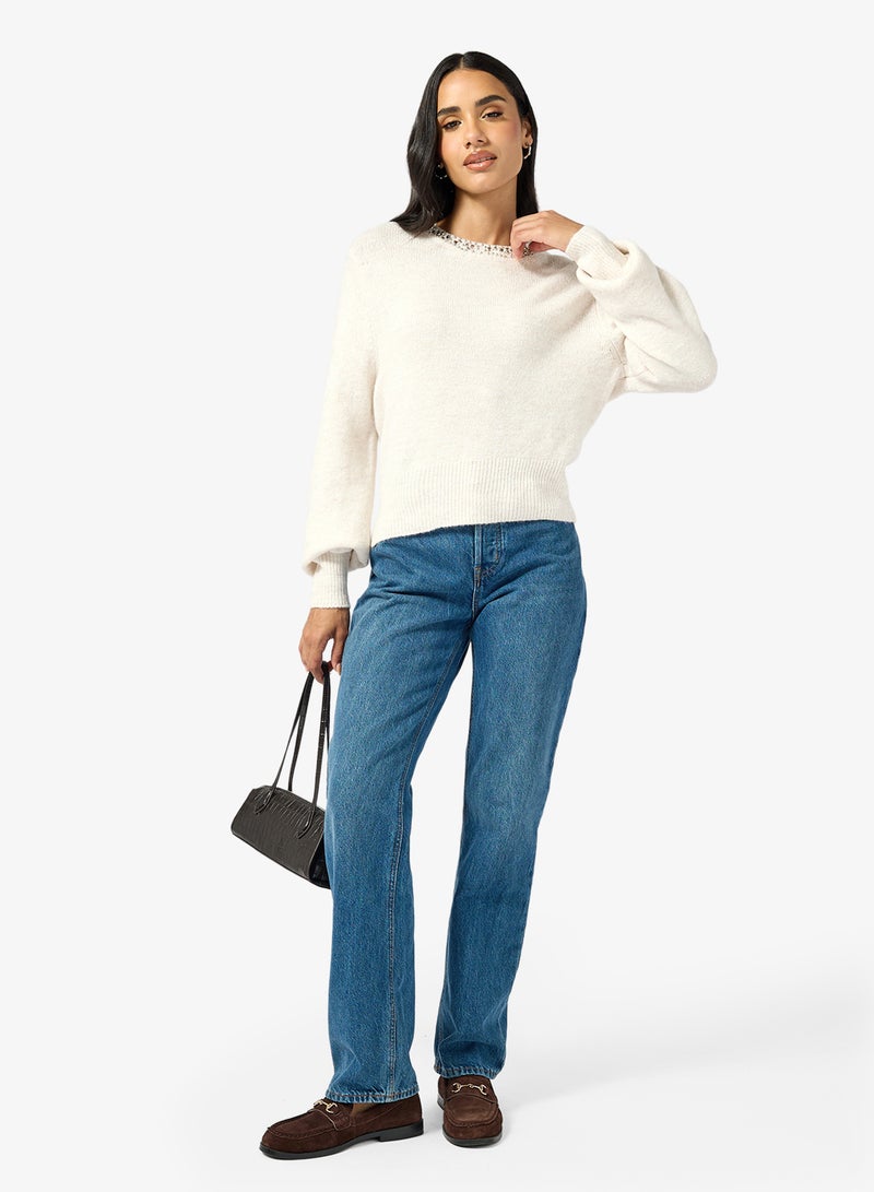 ONLY Onlelsa  Pull Over Knitted Sweater - Image 4
