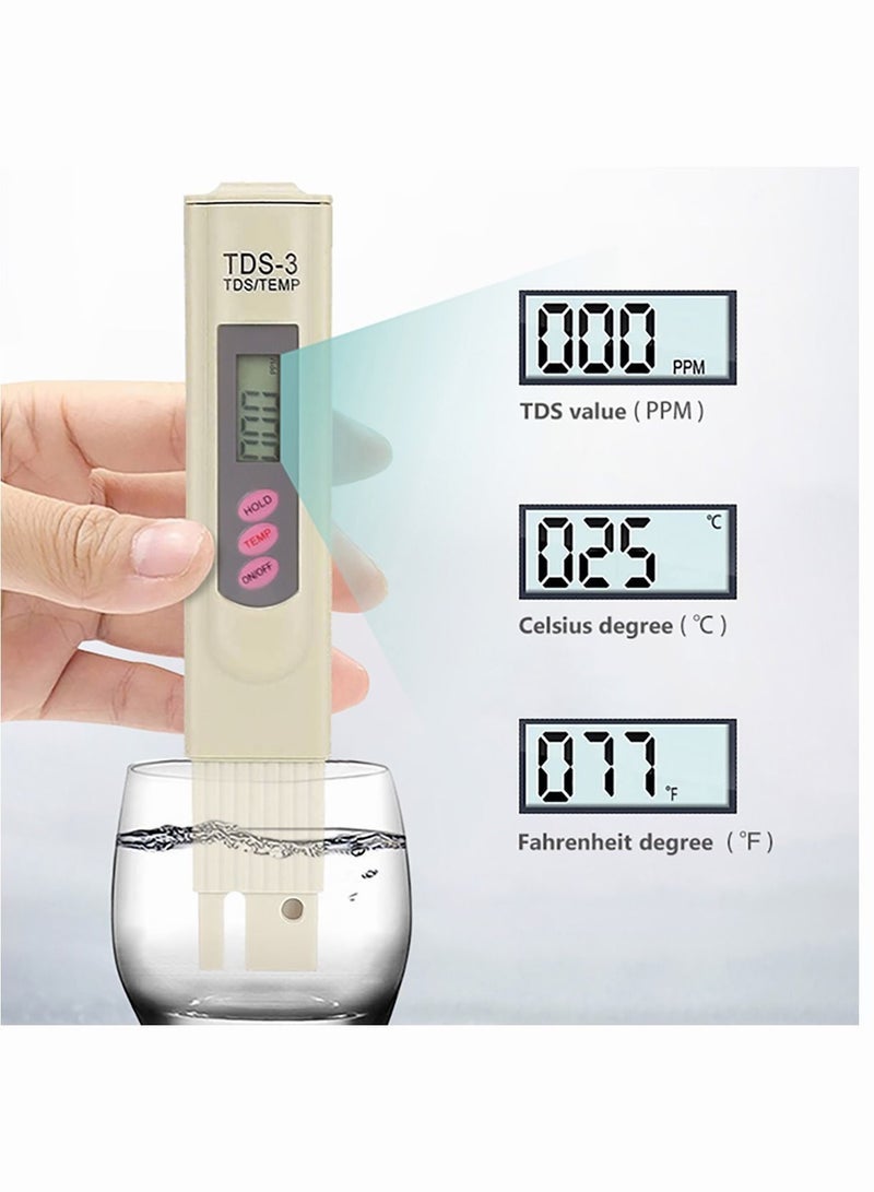 TDS المياه متر LCD جهاز اختبار المياه الرقمية مناسبة لأحواض السمك  - Image 1