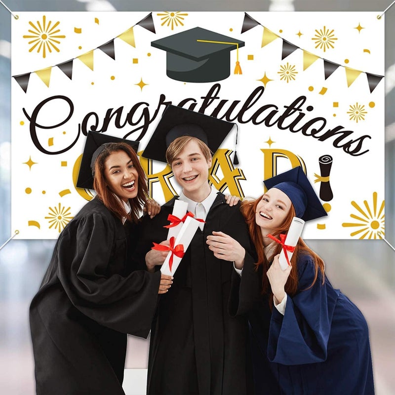 ARS Congratulations Grad Banner - Graduation Party Decoration - Image 4
