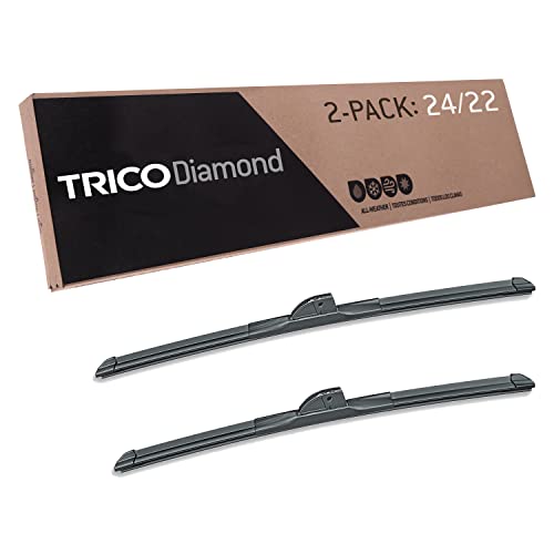 TRICO Diamond™ (25-2422) 24 & 22 Inch pack of 2 High Performance Automotive Replacement Windshield Wiper Blades For My Car Premium All Weather Beam Blade for Select Vehicle Models - Image 1