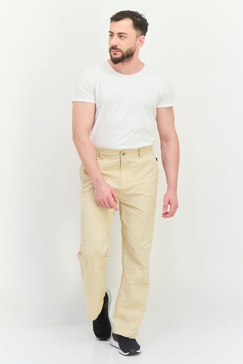 PUMA Men Sportswear Fit Outdoor Track Pants, Vanilla Beige  - Image 4