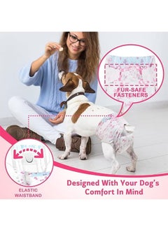Reelyo Disposable Dog Diapers for Female Dogs Adjustable Female Dog Wraps with Leak Proof Fit, Puppy Diaper Liners Ultra Absorbent Doggie Diapers for Female Dogs Incontinence, Excitable Urination（10PCS Female Dogs）  - Image 5