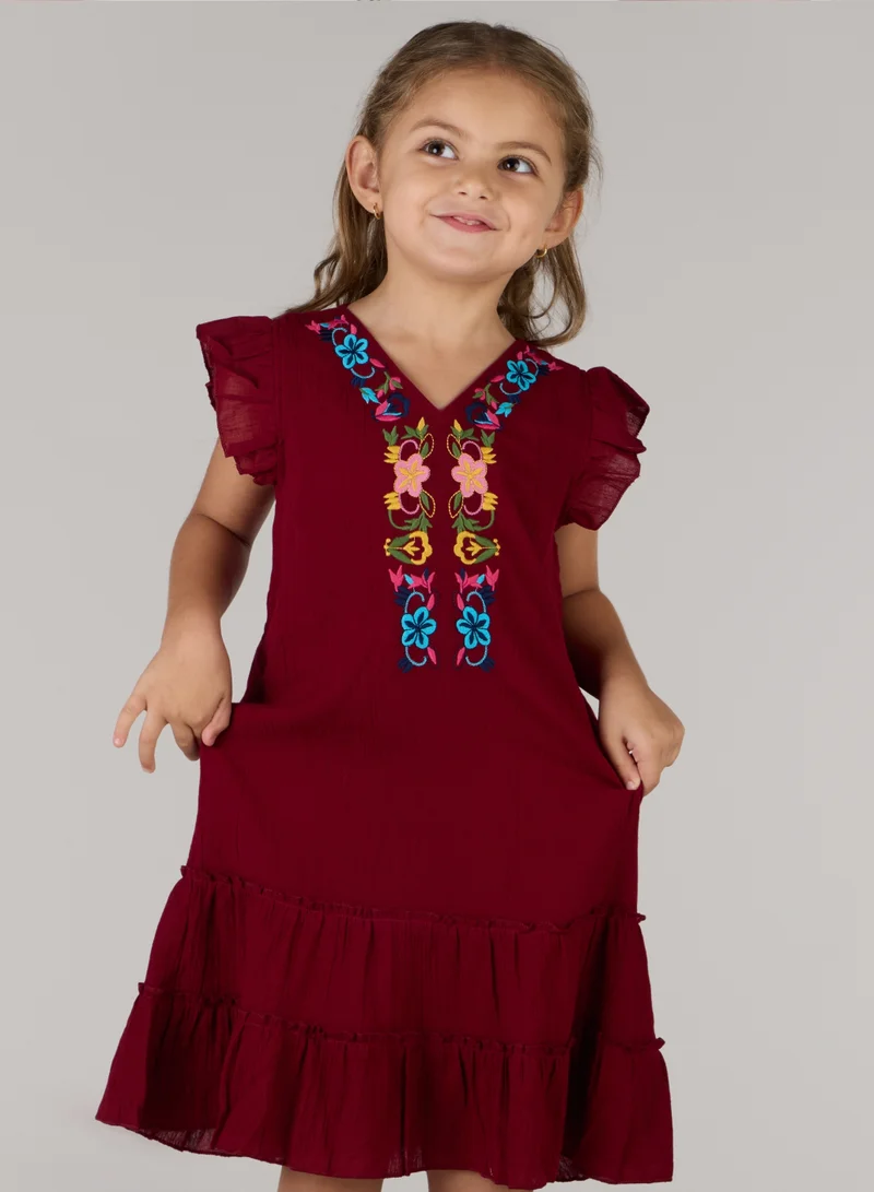 Just Nature Kids sholdie dress playful
