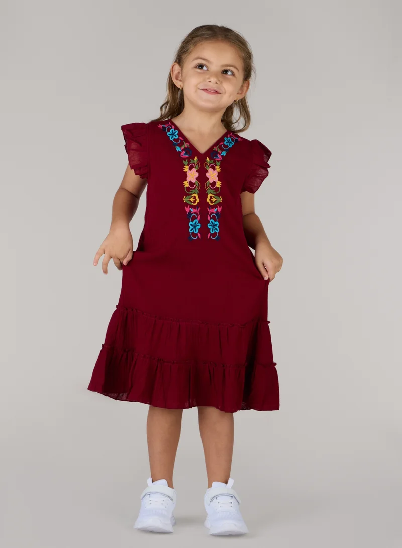 Just Nature Kids sholdie dress playful