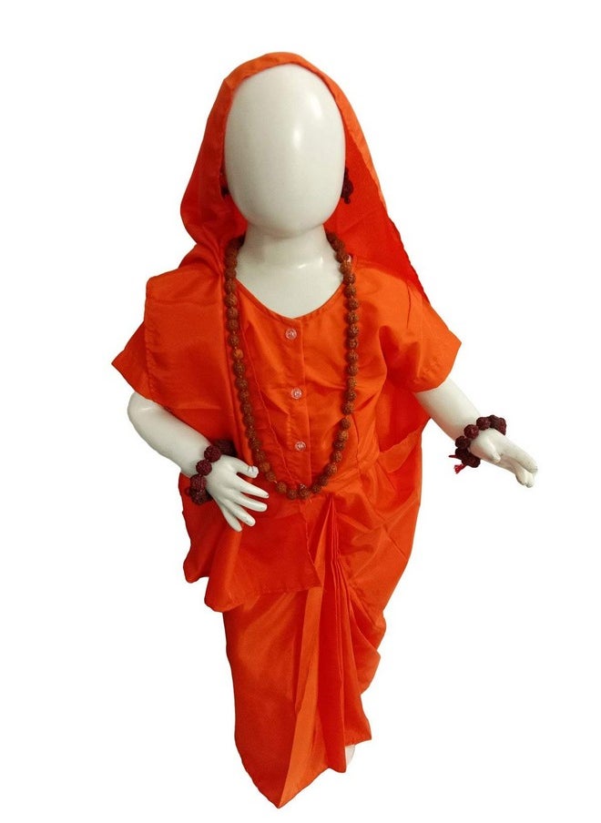 BookMyCostume BookMyCostume Meera Mirabai Krishna Lover and Devotee Kids Fancy Dress Costume for Girls & Women 12-14 years  - Image 1