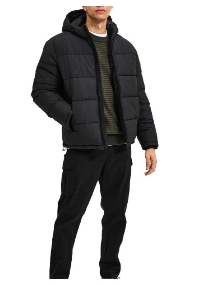 Winter bomber Zipped Jacket With Removable Hood - Image 1