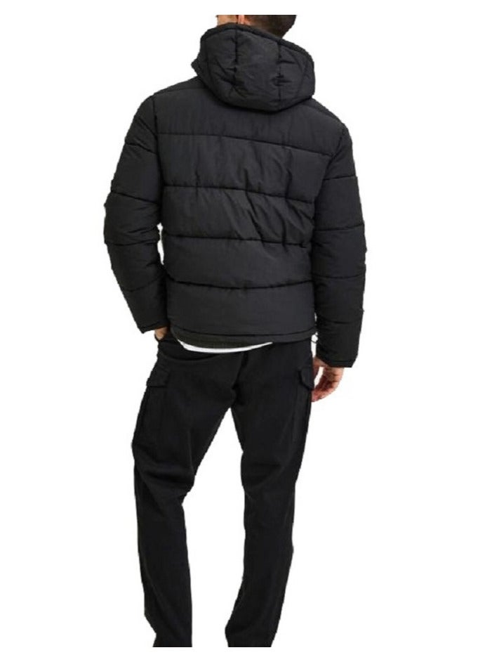 Winter bomber Zipped Jacket With Removable Hood - Image 2