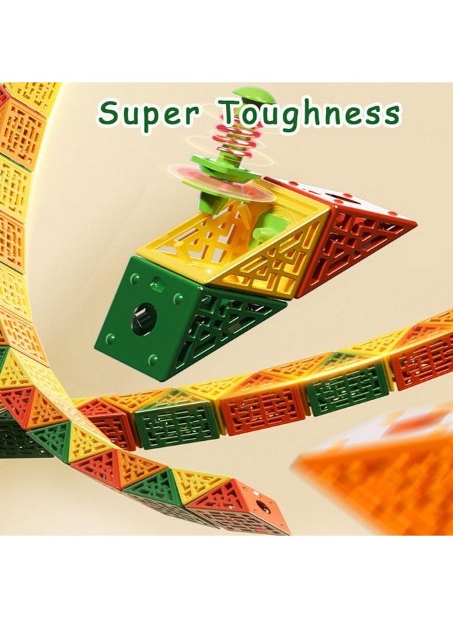 Kiditos QiYi Geometric Magic Snake Cube Twisty Puzzle Toys (36 Blocks), for Kids Age 6 Years & Up - Image 4