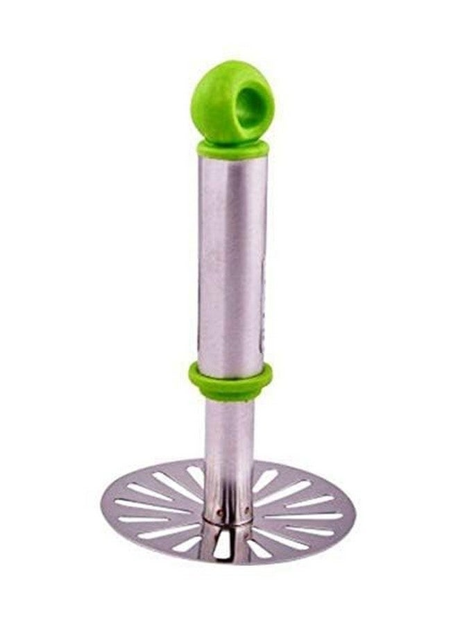 Tosmy Stainless Steel Potato Vegetable Pav Bhaji Masher, Multicolour - Image 4