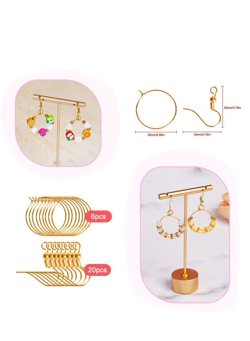 Y&D 6500 pcs Clay Beads Bracelet Making Kit for Jewelry with Polymer Pony Letter Bracelets Marking Arts Crafts Gifts Girls  - Image 5