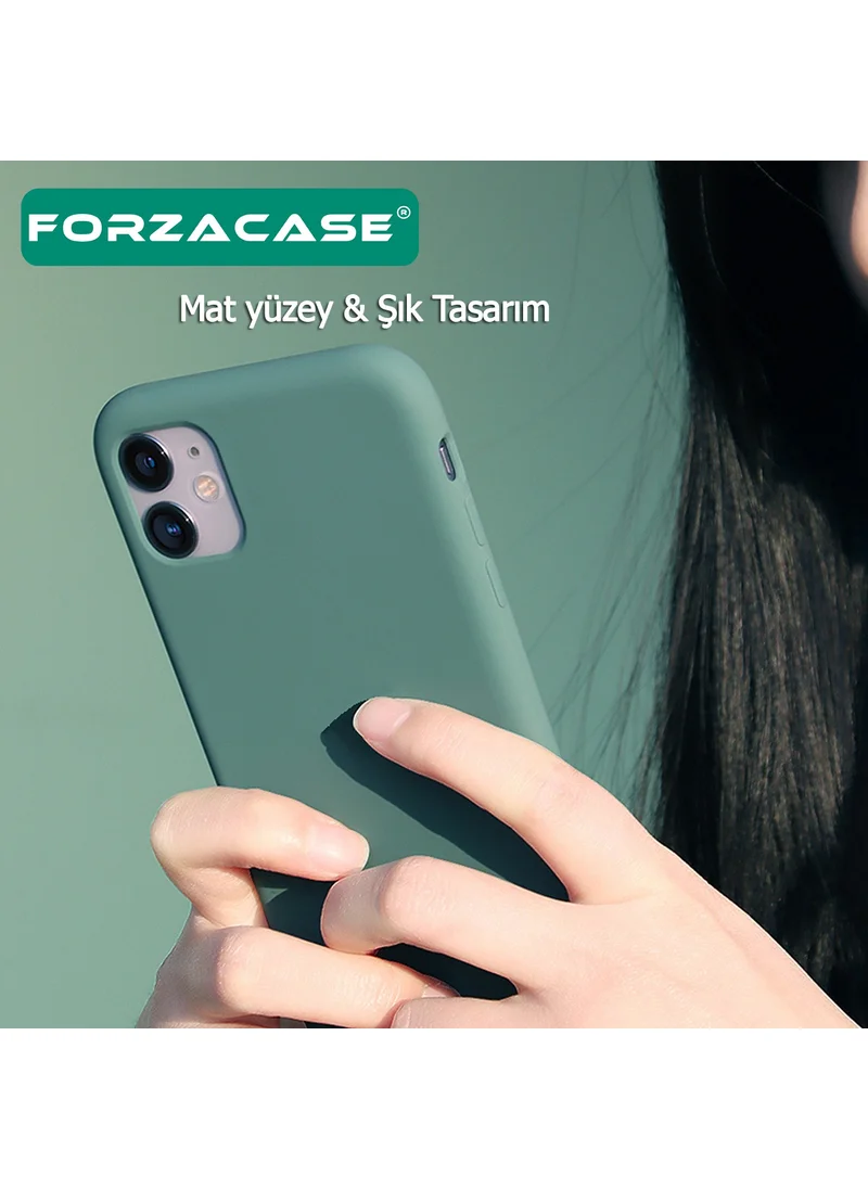 Forzacase iPhone 14 Pro Compatible Liquid Series Velvet Launch Silicone Case