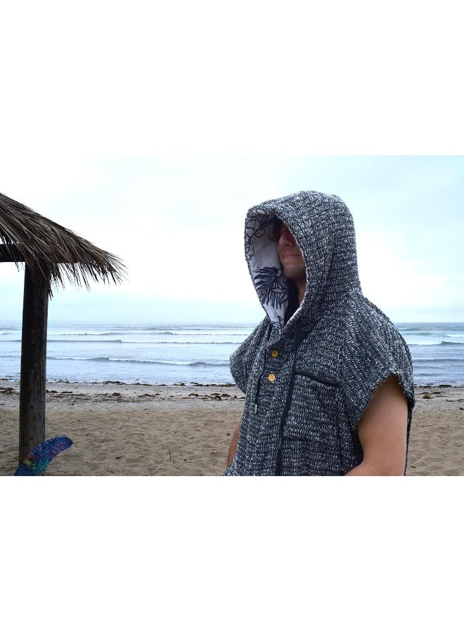 Open Road Goods Surf Poncho/Adult Hooded Towel/Wetsuit Changing Robe - Image 2