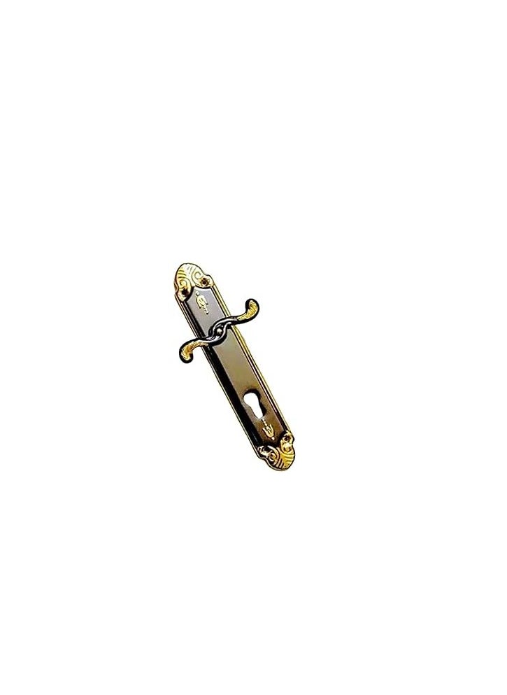 Golden apartment door handle 36 + classic bolt  - Image 1