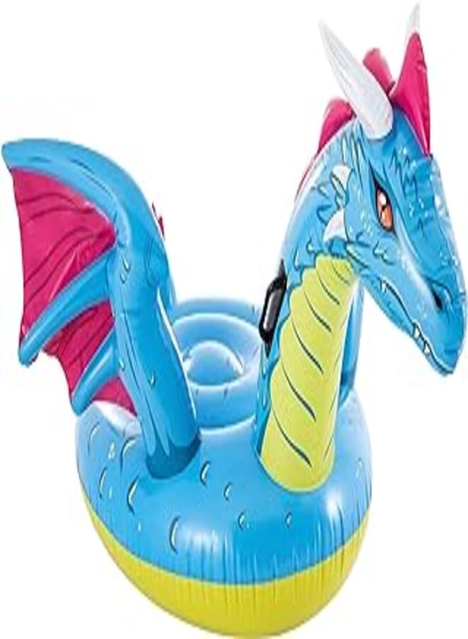 Intex 57563 inflatable ride-on dragon float for kids, 201 x 191 cm-57563