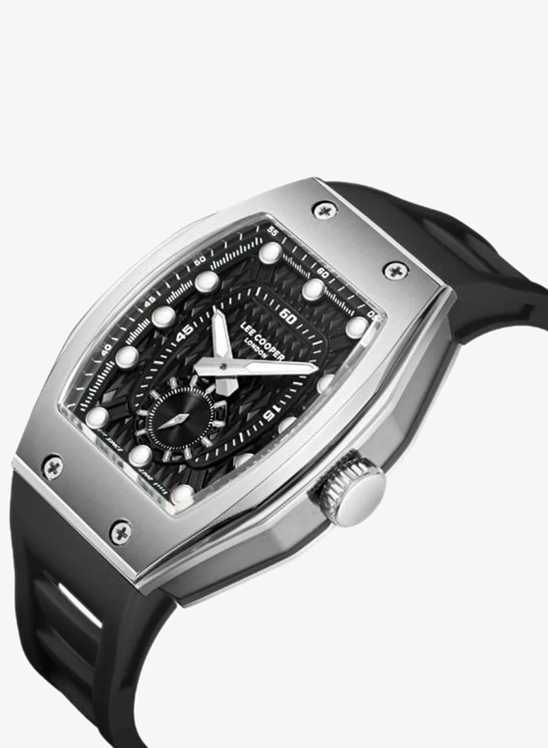 Lee Cooper Men's Silicone Analog Watch LC08264.351 - 42x54,4 mm
