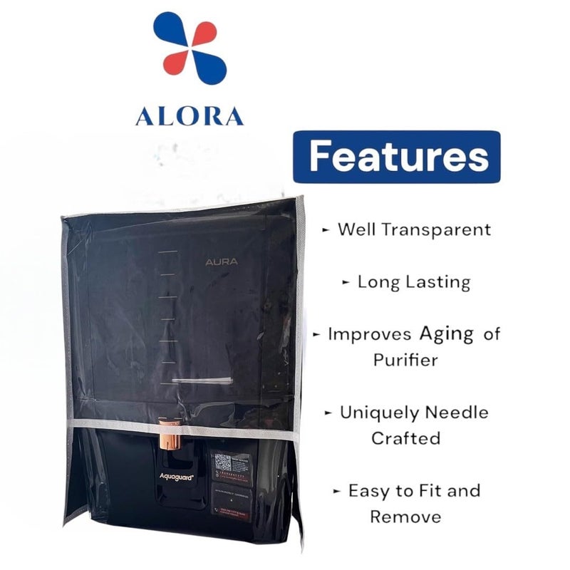 Alora Body Protective Cover for Eureka Forbes Aquaguard Aura Enhance Mineral RO+MF Alkaline Water Purifier, RO+MF Model Waterproof & Dustproof Water Purifier Body Cover - Image 3