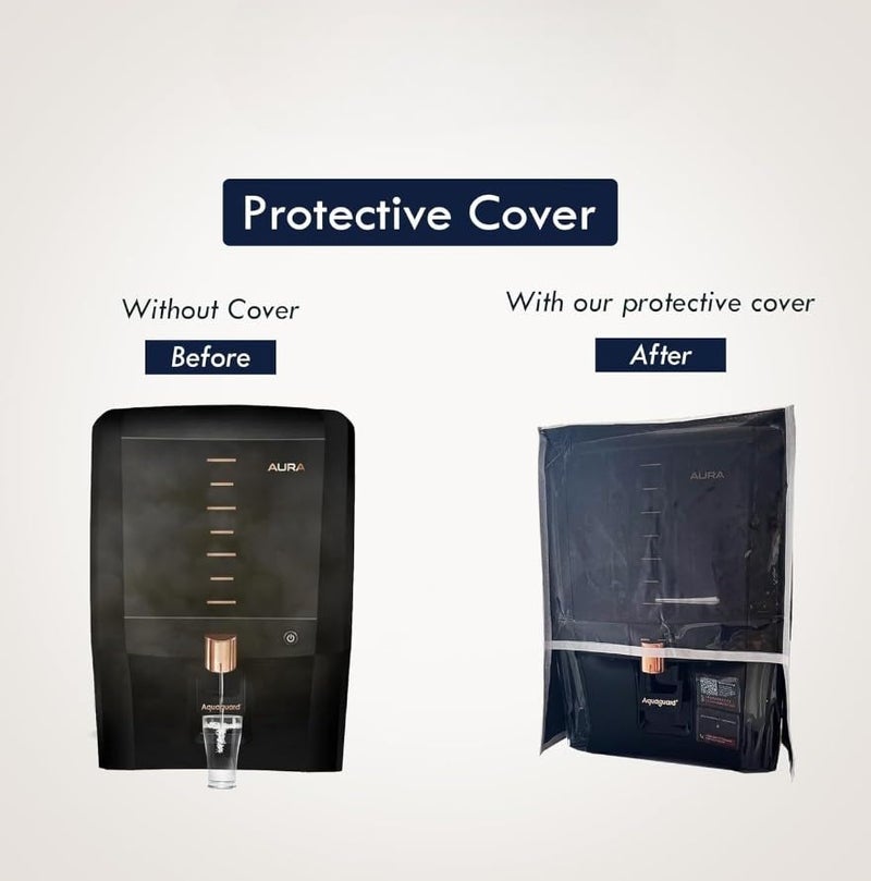 Alora Body Protective Cover for Eureka Forbes Aquaguard Aura Enhance Mineral RO+MF Alkaline Water Purifier, RO+MF Model Waterproof & Dustproof Water Purifier Body Cover - Image 4