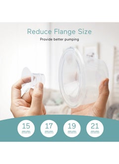 Flange Inserts 8Pcs 15/17/19/21Mm, Suitable For Momcozy S12Pro/S9Pro/S9/S10/S12, For Medela/Tsrete/Spectra/Bellababy 24Mm Shields/Flanges, Reduce Tunnel Down To Correct Size - pzsku/ZBCCA0EDF674C33E35E07Z/45/_/1735214457/f78dd7a2-c6d9-46eb-8f1e-7c36170084cb