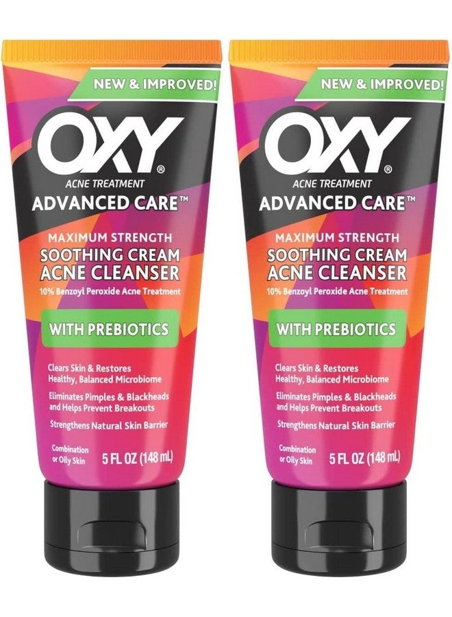 Oxy Acne Medication Maximum Action Advanced Face Wash Advanced Face Wash 5Oz (Pack Of 2) - Image 1