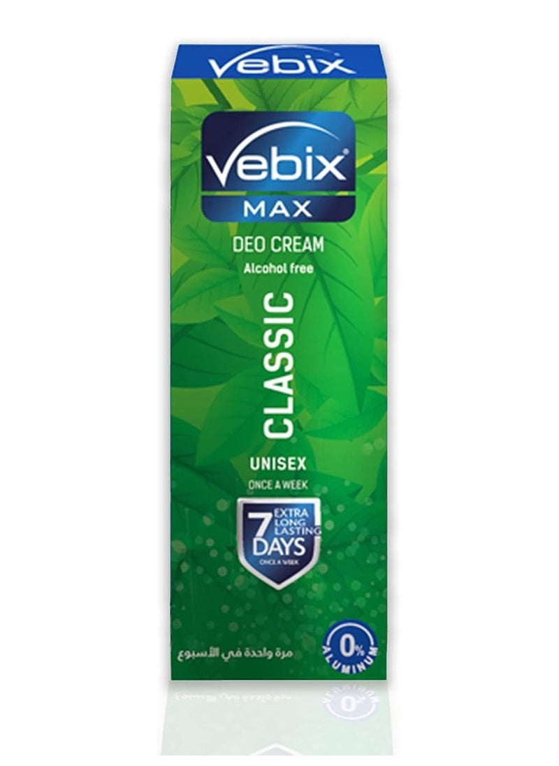 Vebix - Vebix Max Classic Deo Cream For Men, 15 Ml - Image 1