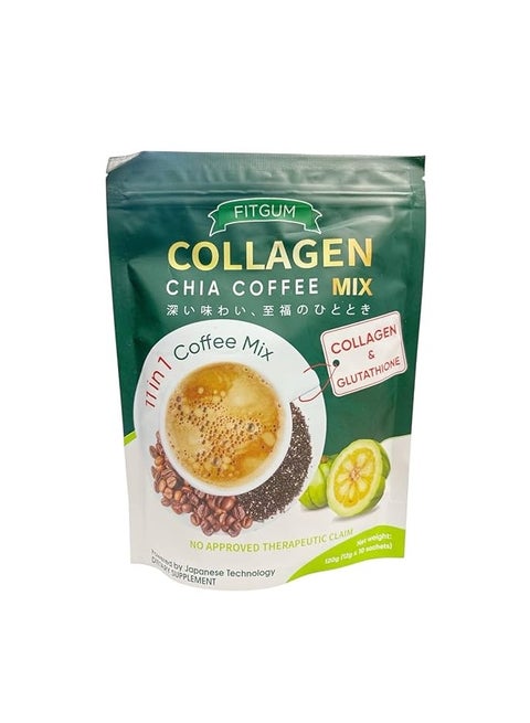 FITGUM Collagen Chia Coffee 11 in 1 Mix