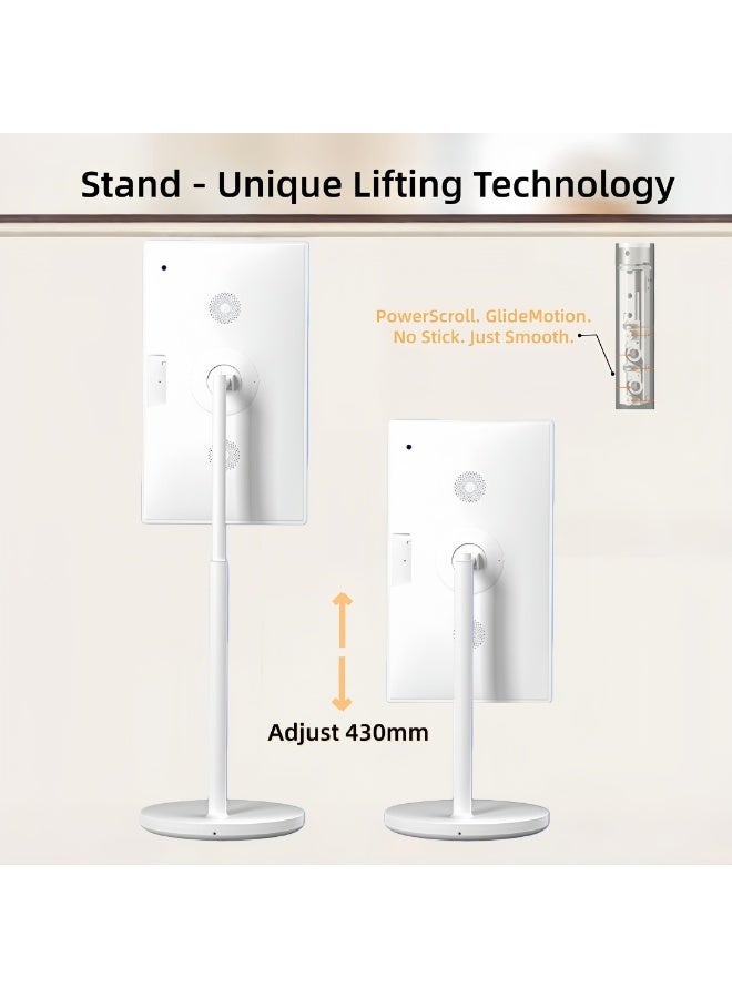 فلاشهوك تلفزيون محمول بدقة 4K حقيقية مقاس 32 بوصة - بشاشة لمس ذكية، سعة تخزين 8 جيجابايت + 128 جيجابايت | نظام تشغيل أندرويد 13 | بطارية مدمجة تدوم من 6 إلى 8 ساعات | نظام تشغيل أندرويد 13 | دوران كامل | جهاز تحكم عن بُعد - Image 4
