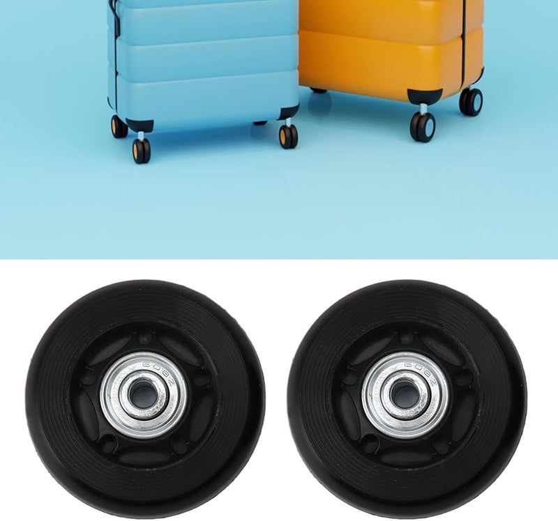 Tyenaza Silent Dual Bearing Luggage Wheel Replacement Kit 64x24mm For Trolley Suitcase Repair - Image 2