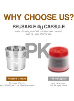 Schulzz Stainless Steel Refillable Coffee Capsule for Illy Coffee Machine  - Image 5