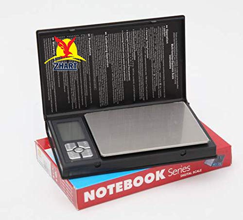 Zhart's NB600 Digital Weighing Scale 600 Gram Capacity Precise Notebook Model Balance For Jewellery Gemstone Diamond Home & Kitchen Educational & Industrial Purpose - Image 1