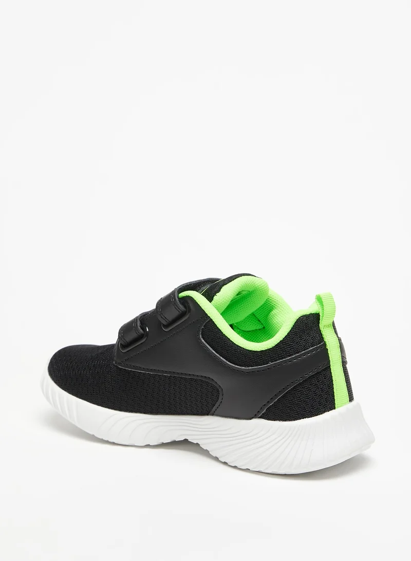 Oaklan by Shoexpress Boys Textured Sports Shoes with Hook and Loop Closure