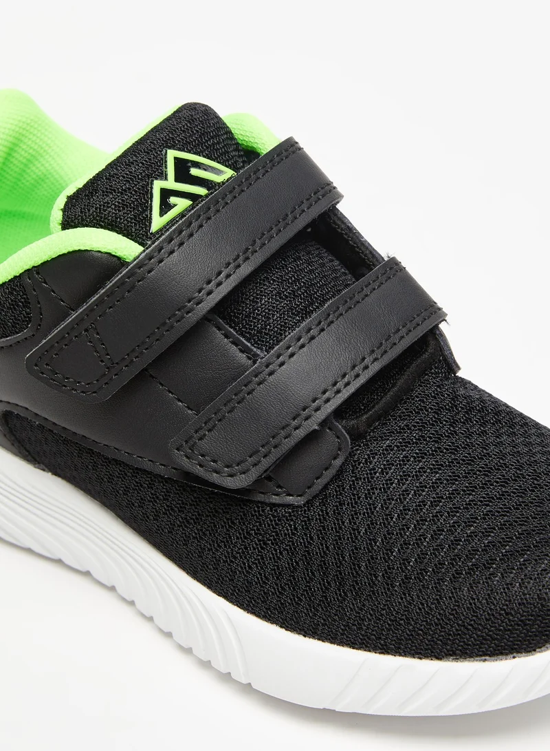 Oaklan by Shoexpress Boys Textured Sports Shoes with Hook and Loop Closure