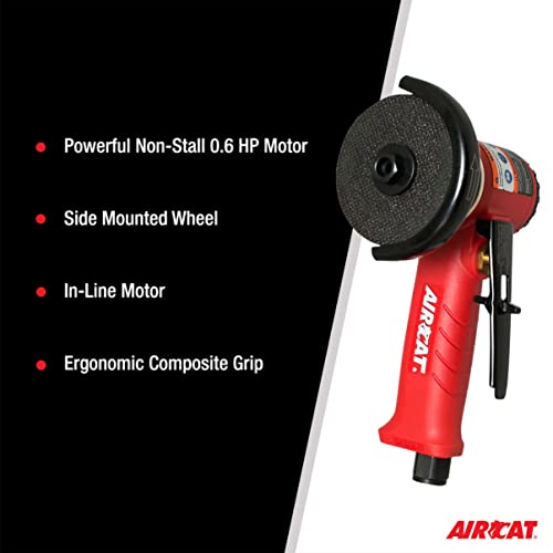 AIRCAT Pneumatic Tools 6525-A: .6 H 3-Inch In-Line Cut-Off Tool 18,000 RPM - Image 5