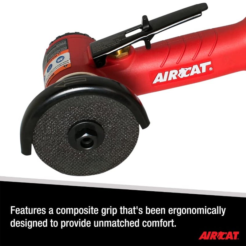 AIRCAT Pneumatic Tools 6525-A: .6 H 3-Inch In-Line Cut-Off Tool 18,000 RPM - Image 3